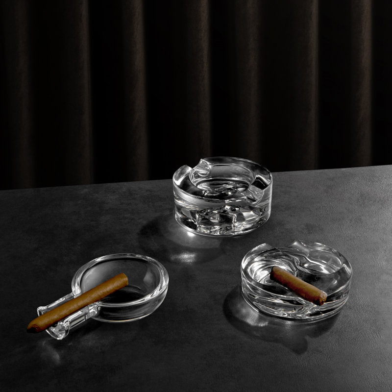 Nude Altruist Crystal Ashtray, Clear