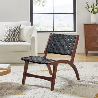 Allegheny Faux Leather Accent Chair