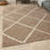Myshaggy Collection Rugs Diamond Design in Beige