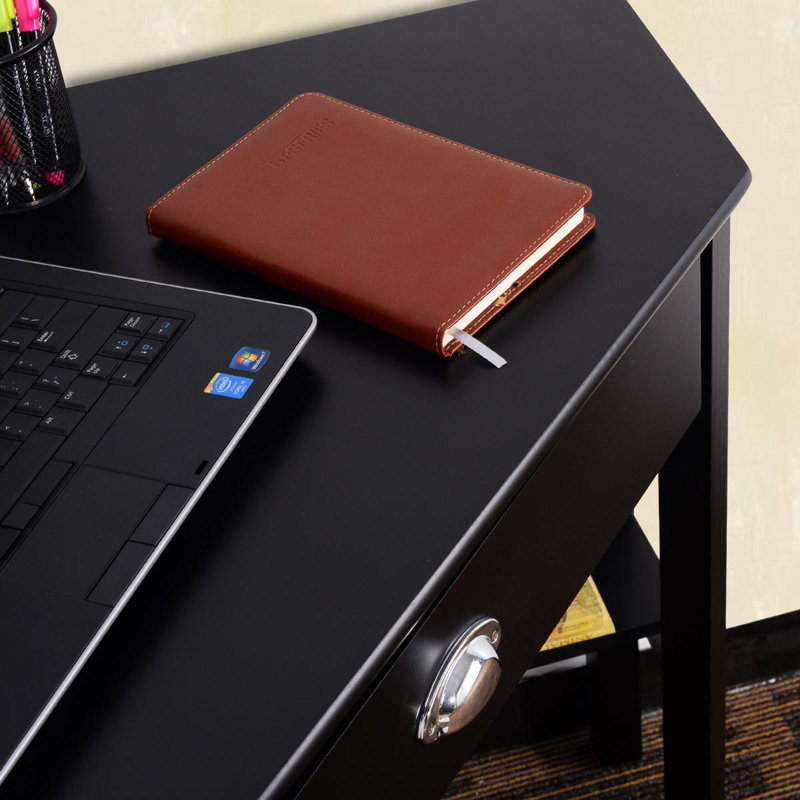 Aust Corner Computer Desk, Black