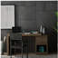 Bureau à domicile extensible, noyer-894624978