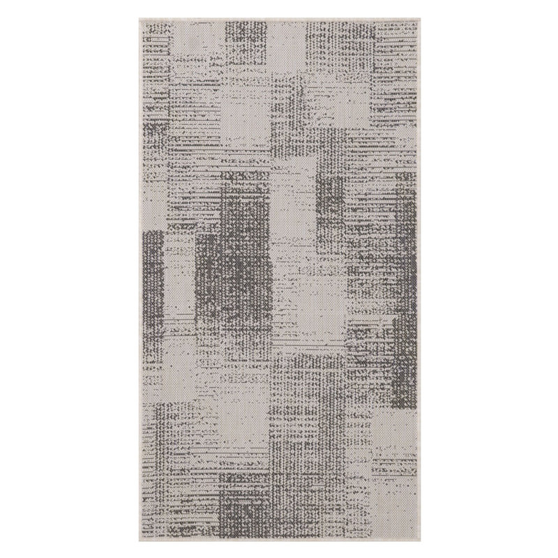 Tapis en polypropylène tissé à la machine Rectangle Earth, Rectangle 6 pi 7 po x 9 pi 6 po