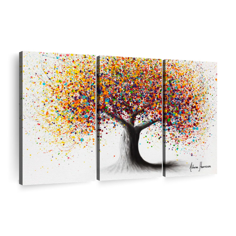 " Rainbow Soul Tree ", 48" H x 74" W x 1.25" D