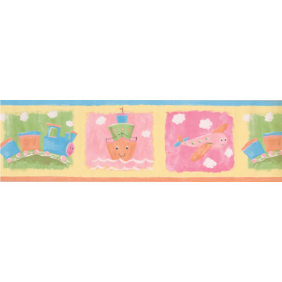 Armour Square Transportation Wall Border