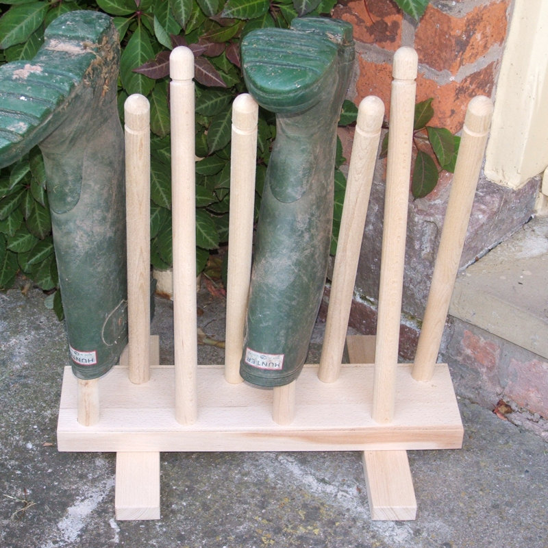 Solid Wood Boot Storage