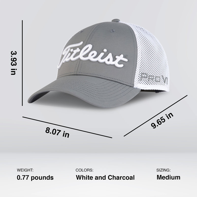  Tour Performance Medium Mesh Standard Curve Bill Snapback Golf Cap