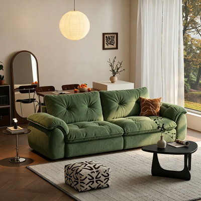 French-style wood fabric sofa.