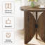 Table de bout ronde en bois