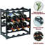 Porte-bouteilles en bambou, étagère de rangement pour bouteilles de vin robuste et durable, ...