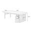 Bureau rectangulaire brun en bois massif avec 1 tiroir-2098583945