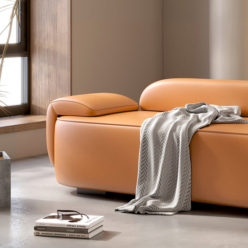 Upholstered Bench, Beige