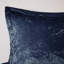 Literie en velours bleu marine luxueux pour lit simple / simple TG - rembourrage, rembourrage d'édredon en diamant et taie d'oreiller, coussin