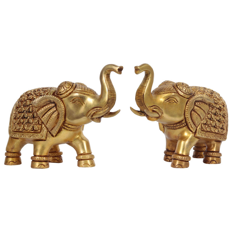 Fine paire d'éléphants