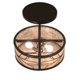 2 - Light Semi Flush Mount