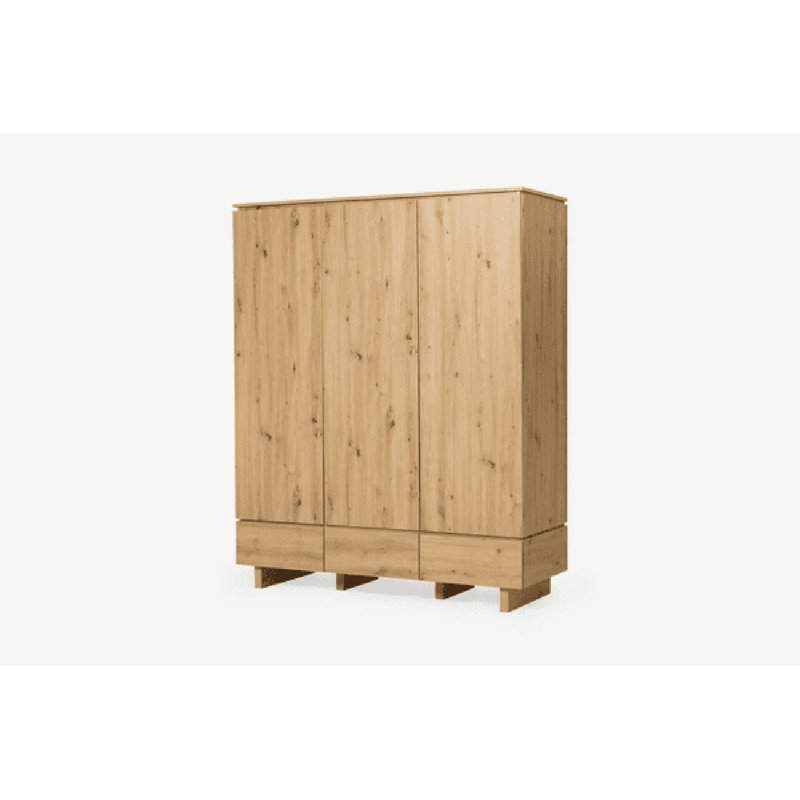 Salman Manufactured Wood Wardrobe, 185"H x 149"W x 55"D