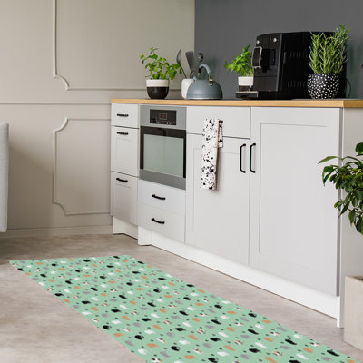Tapis pour chat "reg patterns green area"