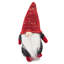 Ensemble de 12 chaises de table Gnome en tissu rouge 3,3 po x 2,8 po x H 6,7 po