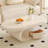 Cream wind light luxury solid wood coffee table-110543437