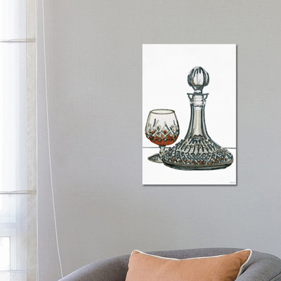 Vintage Decanter I 1 Piece Wall Art on Canvas