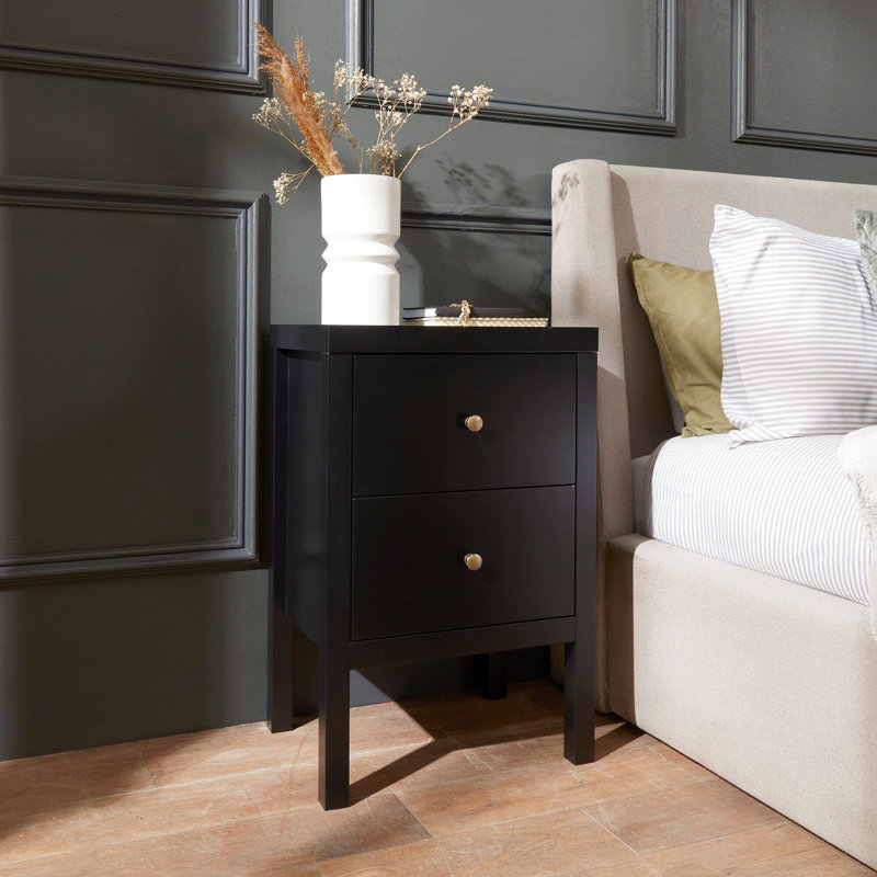 Adelphi 45cm W Manufactured Wood Bedside Table