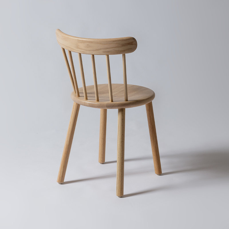 Ai Solid Wood Dining Chair, Oak