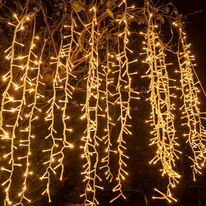 300 lumières à DEL 26 pi pour Noël (jaune), Blanc chaud