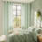 Neutral Curtains For Living Room,Floral Pattern Linen Sheer Country Boho Block Print Farm House Curtains 2 Panels Set-109692466-109692468