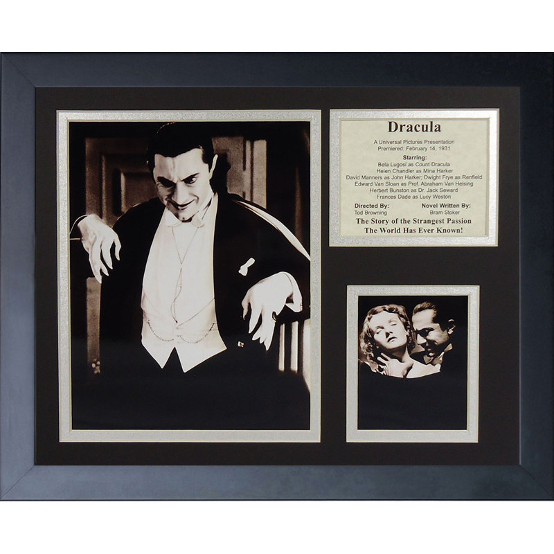 Souvenirs encadrée dracula