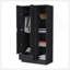 Armoire Redmond avec tiroir simple, 4 tablettes de rangement et tringle