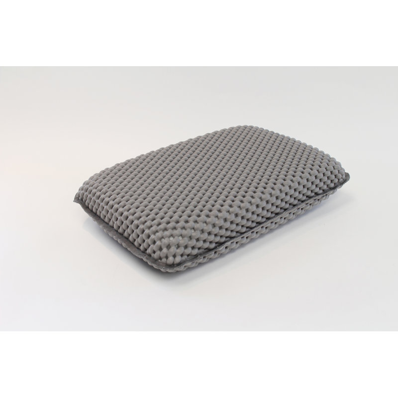 Marne Suction Bath Pillow, Gray