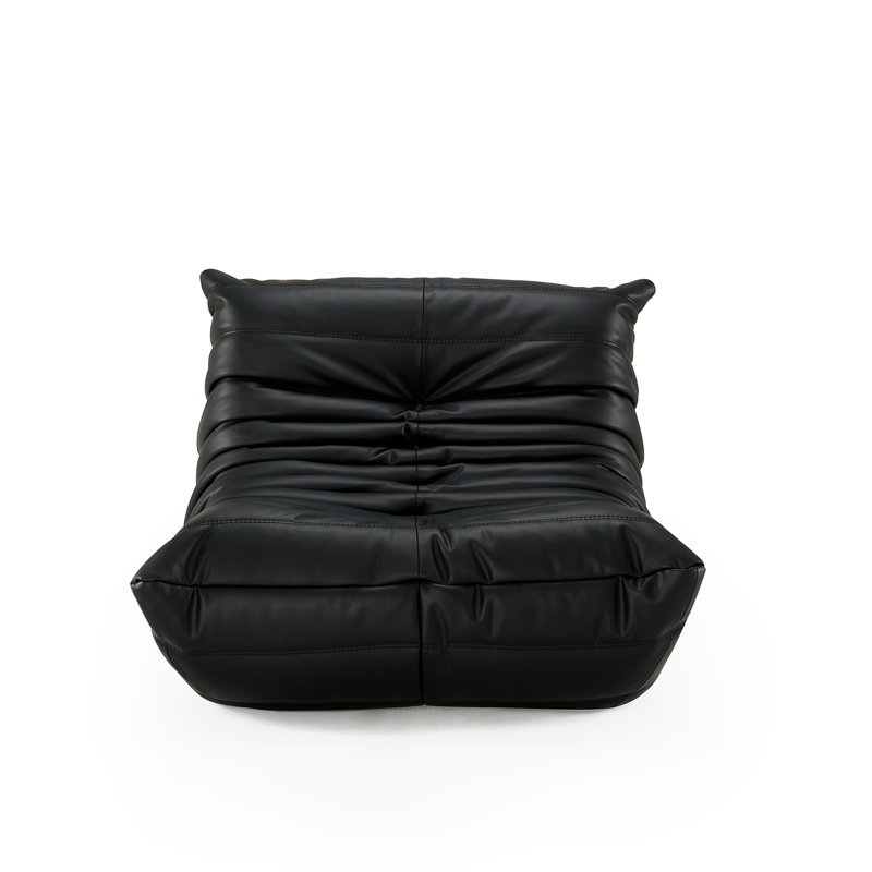 McCullen Armless Bean Bag Sofa, Bean Bag Chairs,Soft Armless Fireside Lounge Chair, 34" W x 28" H x 40" D
