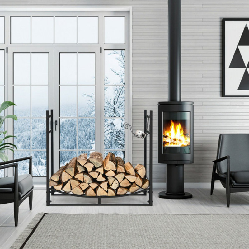 33'' W Metal Log Rack