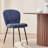 Dining Chairs, Upholstered Chenille Fabric Kitchen Chairs With Metal Legs Wingback For Bedroom, Living Room, Apartment-1067916900-1067916903