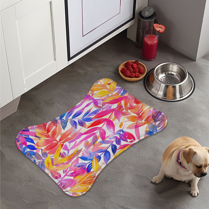Tapis saisonnier à motif de feuillage saisonnier