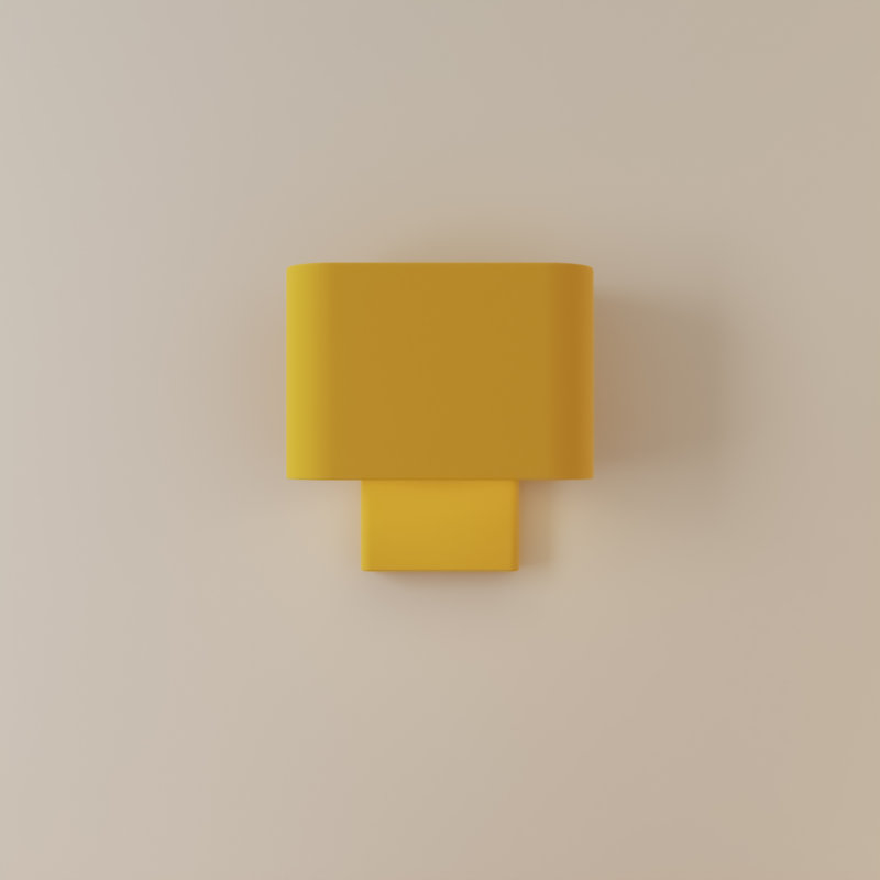 Kalli Wall Sconce, Mustard