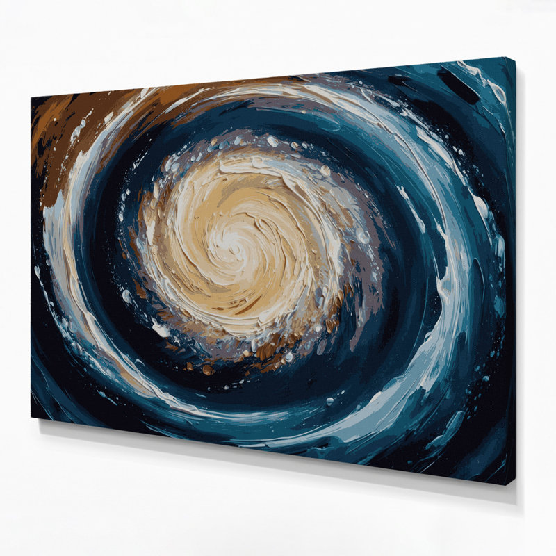 «Space Sombrero Galaxy Gray», art mural sur toile, H 16 po x l 20 po