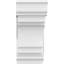 Support standard en PVC de qualité architecturale avec extrémités traditionnelles l 5 po x P 12 po x H 12 po-33859855
