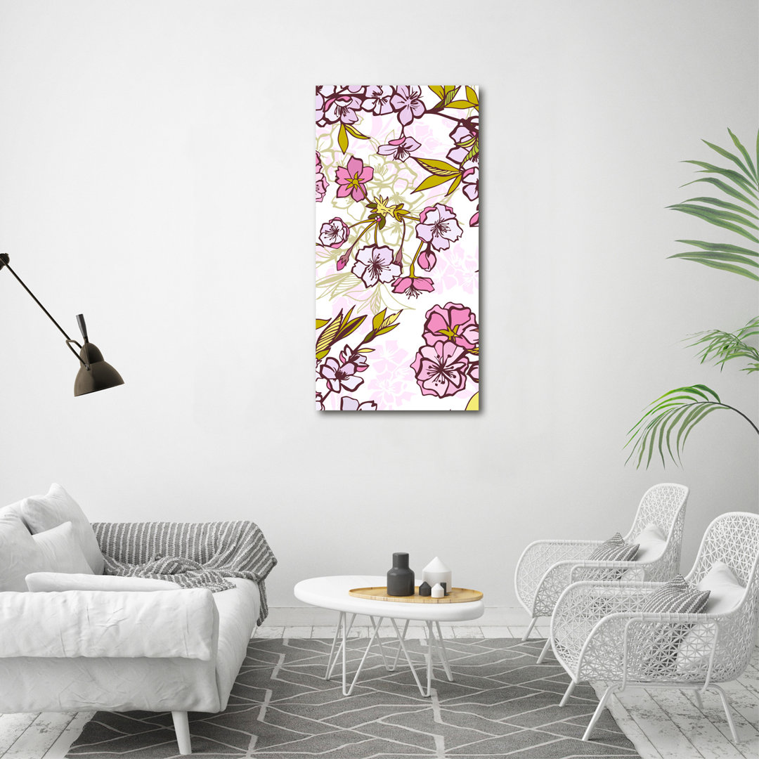 Cherry Blossoms - Wrapped Canvas Print