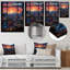 «Night In Tokyo Window View II - Japon», art mural en métal-101156030
