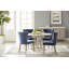Upholstered Side Chair in Denim Velvet-348282585