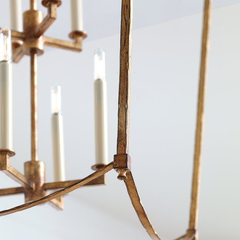 Olive 8-Light Chandelier, Antique Gold