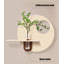 Articles de décoration murale en grès en forme de plante grise en vert crème-2140095869-2140095809