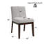 Chaise d'appoint Edwyn en gris et brun