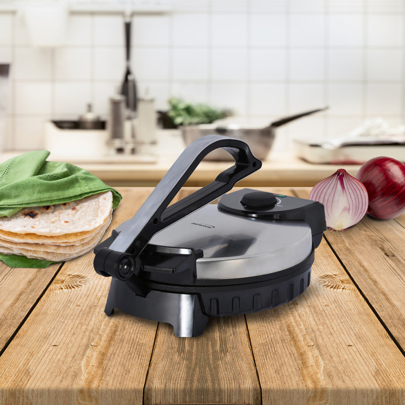 Brentwood 10-Inch Stainless Steel Non-Stick Electric Tortilla Maker