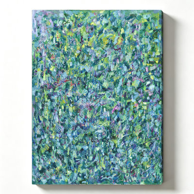 Tableau abstrait sur toile « Brise printanière »