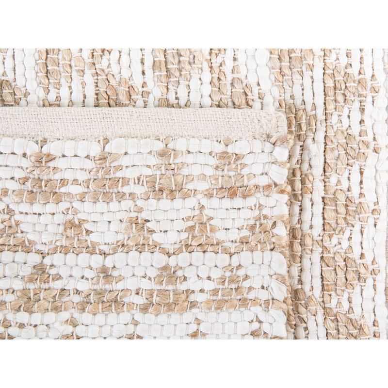 Geometric Cotton Hand Woven Area Rug, Rectangle 160 x 230cm