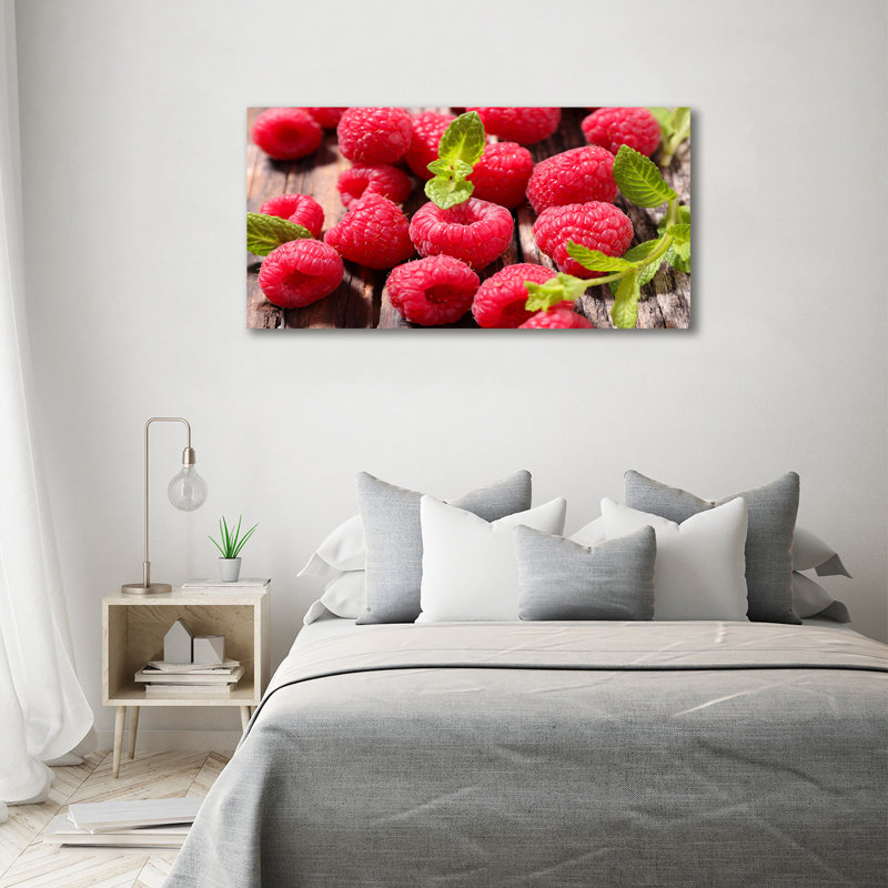 Raspberries - No Frame Print on Canvas