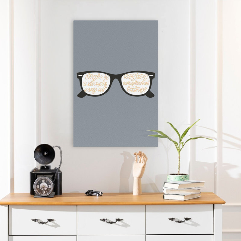 Verres - Art inspirant, H 24 po x l 16 po