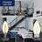 B10E12 40W Equivalent B10 E12/Candelabra Dimmable LED Bulb, 5000K-78866983