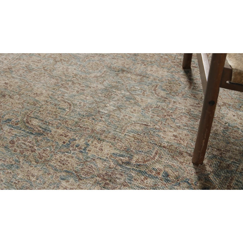 Morgan Sea Sage 2' x 5' Wool and Synthetic Runner Rug